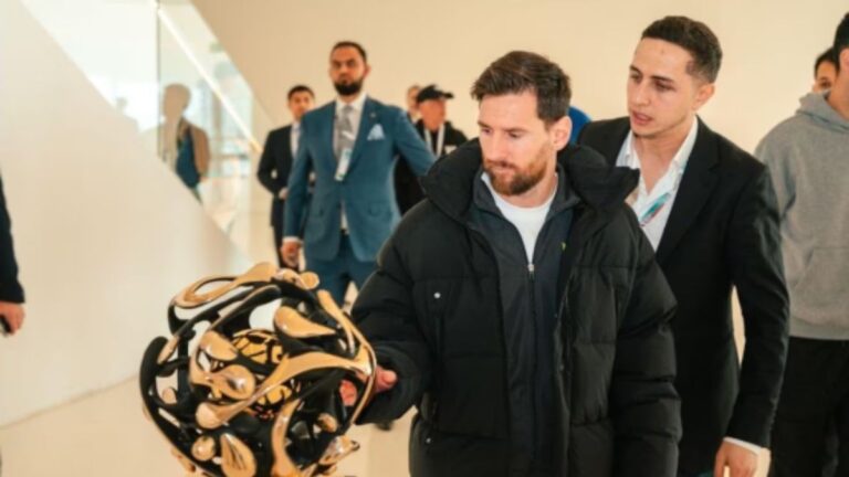 Lionel Messi faltó al reconocimiento de Joe Biden y se disculpó con una carta