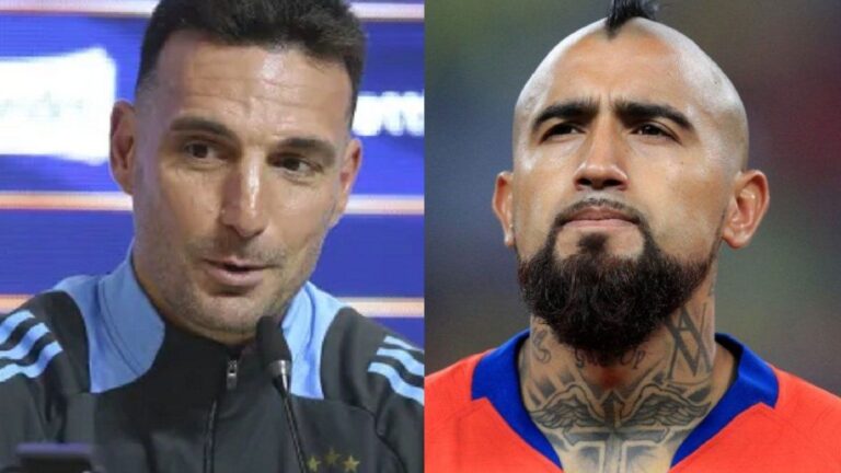 Lionel Scaloni le respondió a Arturo Vidal en la previa de Argentina vs. Chile: «Es normal…»