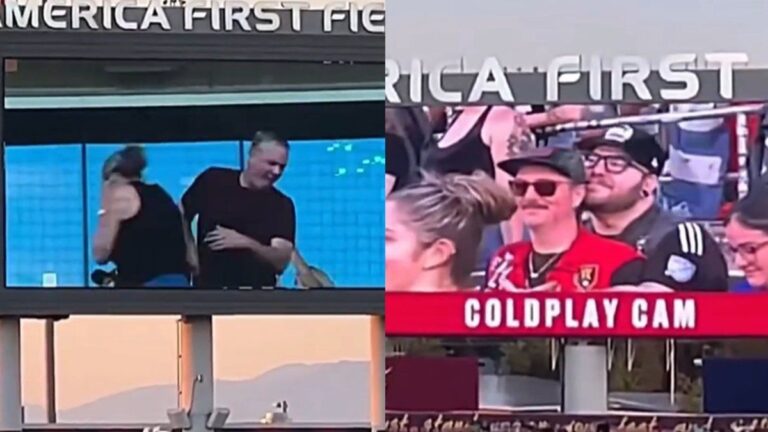 Todo un suceso: ahora fans de Coldplay recrean la escena viral de Andy Byron y su amante